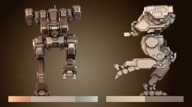 3D модель Мехи FLEA Huntingw (STL)