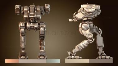 3D модель Мехи FLEA Walkq (STL)