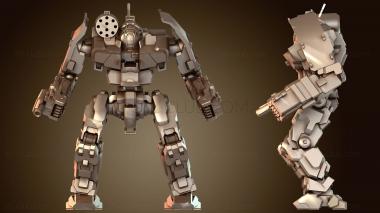 3D модель Мехи ГРИФФИН Боксер Ночнорожденный (STL)