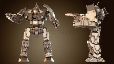 3D модель Мехи GRIFFIN FIRE Quantum (STL)