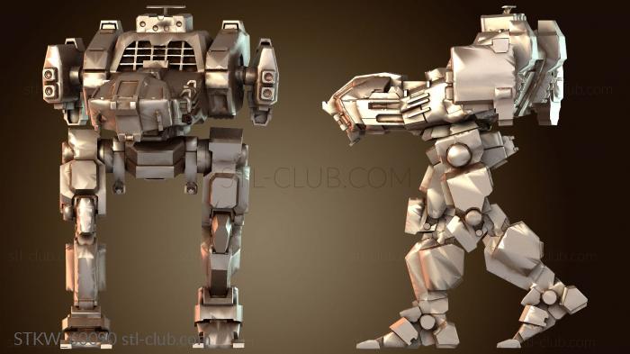 Military Mechs JENNER JR Walk