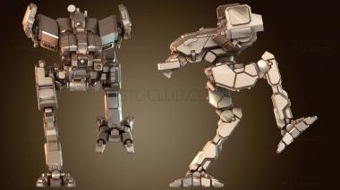 3D модель Мехи LOCUST Run (STL)