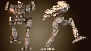 3D модель Мехи LOCUST Walk сфокусированы (STL)