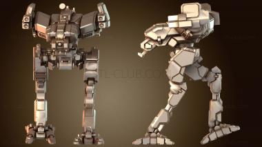 3D модель Мехи LOCUST Ходьба гибкая (STL)