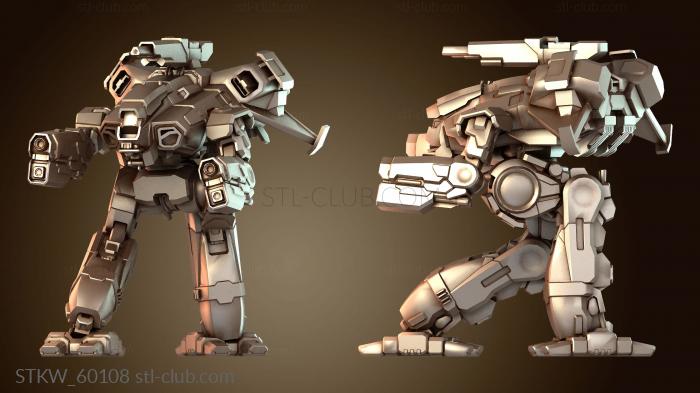 Military Мехи MARAUDER FIRE tempest