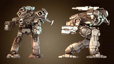 3D модель Мехи MARAUDER FIRE tempest (STL)