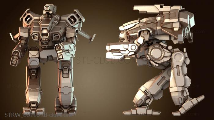 Military Мехи MARAUDER WALK