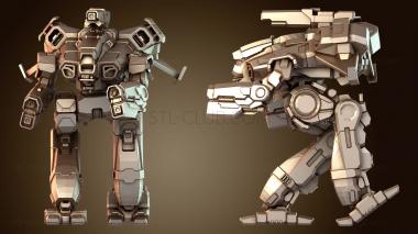 3D модель Мехи MARAUDER WALK (STL)