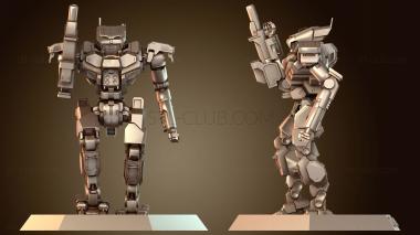 3D модель Мехи Пантера WALK (STL)