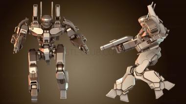 3D модель Прыжок меха Phoenix Hawk (STL)