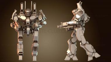 3D модель Мехи Phoenix Hawk Walk (STL)