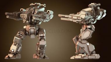 3D модель Мехи СТРЕЛОК ОГОНЬ горит (STL)