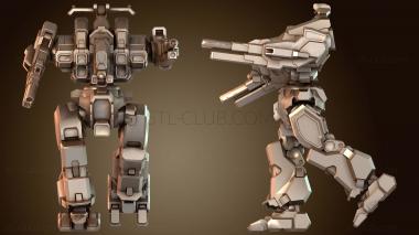 3D модель Мехи RIFLEMAN RUN (STL)