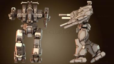 3D модель Мехи СТРЕЛОК бегут на повышенных оборотах (STL)