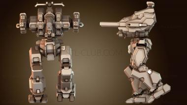 3D модель Мехи RIFLEMAN WALK (STL)