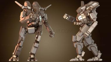 3D модель Мехи СТРЕЛОК Ход ксенос (STL)