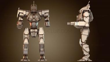 3D модель Мехи ВОЛКОДАВ Браво (STL)