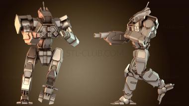 3D модель Мехи ВОЛКОДАВ БЕГ (STL)