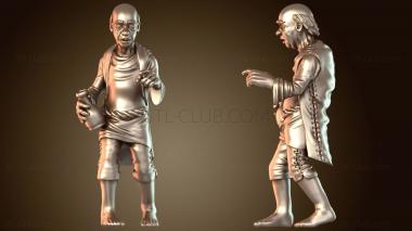 3D модель Средневековый пьющий в таверне (STL)