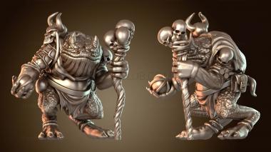 3D модель Средневековая деревня (STL)