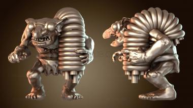 3D модель Мек-пушка нестабильна (STL)