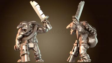 3D модель Мек Ганз Гоблин Крю крутой грот храбрый (STL)