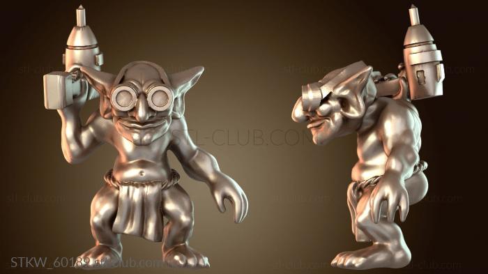 Military Мек Гунц Гоблин Крю буровой грот