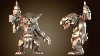 3D модель Мек Гунц Гоблин Крю буровой грот (STL)