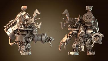 3D модель Мек с шоковым орудием Ork SAG (STL)