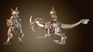 3D модель Мяузах Хокмау Райдер Мяузах Крюк Мау (STL)