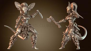 3D модель Мышиный народ Женский (STL)