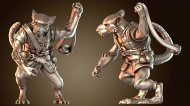 3D модель Женщина-ополченец (STL)