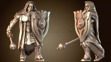3D модель Миниатюры Justicar Stance Mace (STL)