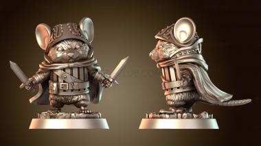 3D модель Мини-мыши-смельчаки (STL)