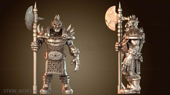 Military Отряд тяжелых часовых Мини-орков-пикеров наказан