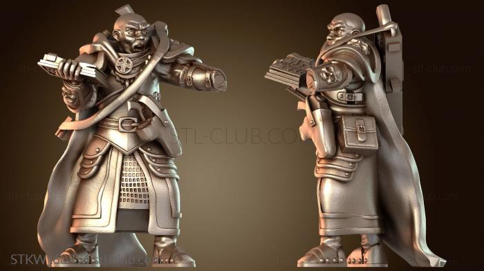 Military Жрец Министорума: автоган и лазпистолет