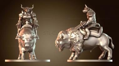 3D модель Минотавр-истребитель на Буффало (STL)