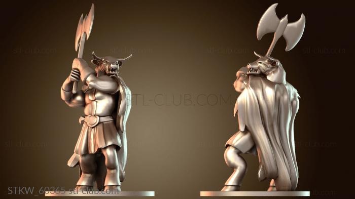 Military Минотавр-мужчина-варвар