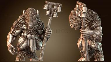 3D модель Минотавр Шаман тихий (STL)