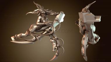 3D модель Зеркальная Бесконечная девушка (STL)