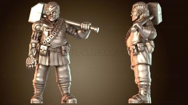 3D модель Разные персонажи молотобойцы (STL)