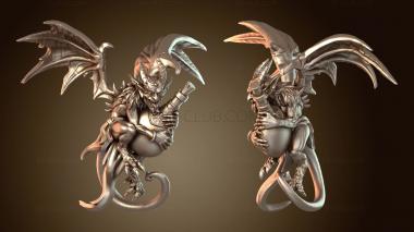 3D модель Озорные чертята с флягой (STL)