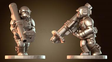 3D модель Ракетная пусковая установка летучая (STL)