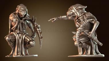 3D модель Копатели-кротолюди ксено (STL)