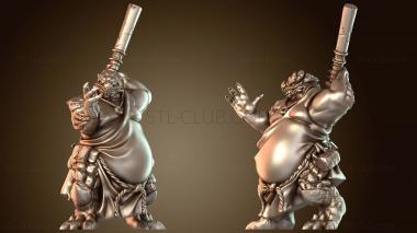 3D модель Монах Варвар Драконорождённый (STL)