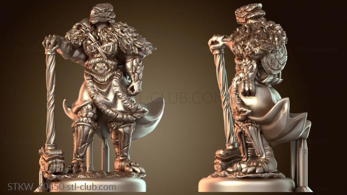 Монах Варвар Драконорождённый С навыком Гена