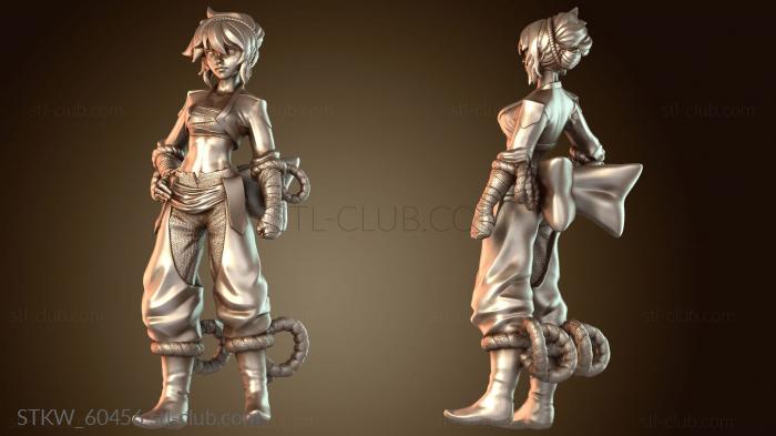 Женский персонаж-монах