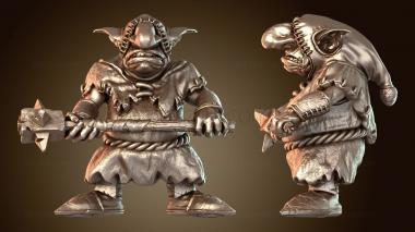 3D модель Монах-охранник (STL)