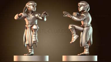 3D модель Монах-полурослик (STL)