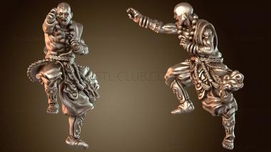 3D модель Монах-герой (STL)